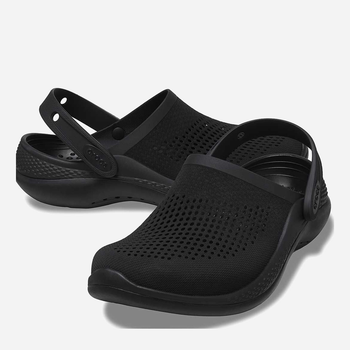 Чоловічі крокси Crocs LiteRide 360 206708-060 48-49 (M13) 31 см Чорні (191448673403)