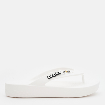 Жіночі в'єтнамки Crocs Classic Platform 207714-100 38-39 (W8) 24 см Білі (191448991385)