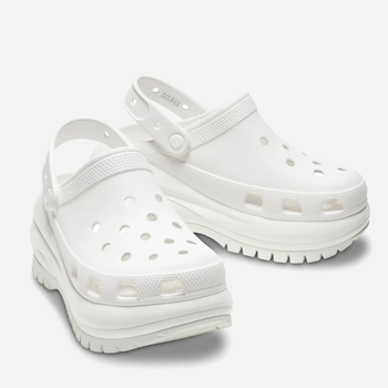 Жіночі крокси Crocs Mega Crush 207988-100 41-42 (M8/W10) 26 см Білі (196265103942)