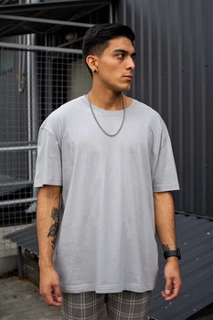 Оверсайз Футболка Without Great 24 L/XL Light Gray