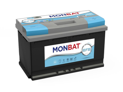 Акумулятор MONBAT EFB - Start/Stop (80AH, 740А EN, правий +)