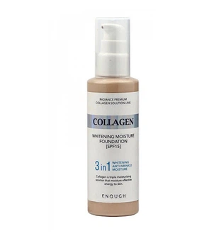 Тональний крем для обличчя Enough Освітлення Collagen Whitening Moisture Foundation SPF15 (23) 100 мл 8809605870856