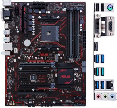 Материнская плата Asus B350-Plus Prime Socket AM4 (PRIME B350-PLUS) Б/У
