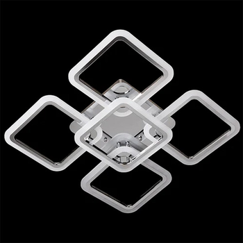 Люстра LED Свет хром+пульт 150W