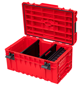 Ящик для инструментов Qbrick System ONE Ultra HD RED 350 2.0 TECHNIK 585 х 385 х 245/325 мм, модульный, водонепроницаемый