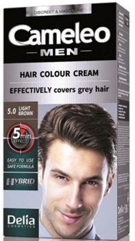 Farba dla mężczyzn Delia Cosmetics Cameleo Men 5.0 Light Brown 30 ml (5901350445853)