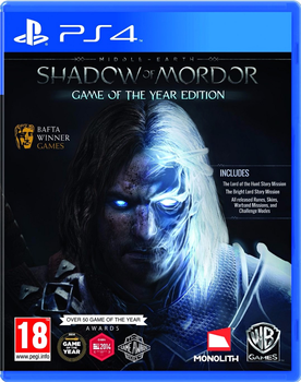 Гра PS4 Middle Earth: Shadow of Mordor Game of the Year Edition (диск Blu-ray) (5051895395530)