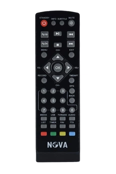Пульт для DVB-T2 тюнера Nova T2