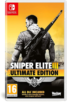 Гра Nintendo Switch Sniper Elite III 3 Ultimate Edition (Картридж) (5056208803658)