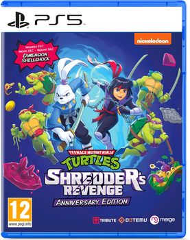 Гра PS5 Teenage Mutant Ninja Turtles: Shredder's Revenge Anniversary Edition (диск Blu-ray) (5060264379101)