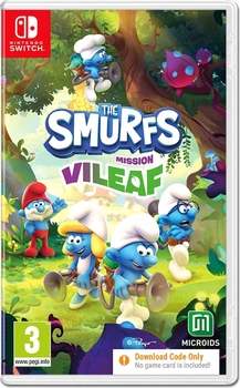 Гра Nintendo Switch The Smurfs: Mission Vileaf Smurftastic Edition (Електронний ключ) (3701529508578)
