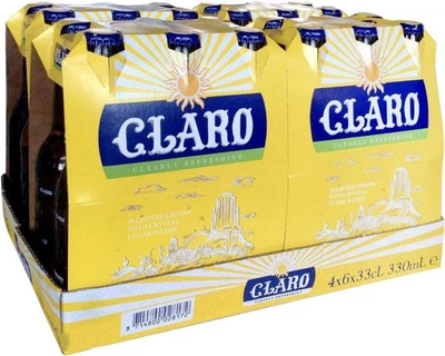 Упаковка пива Claro світле фільтроване 4.6% 0.33 л x 24 шт. (8714800028172_87316742)