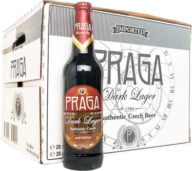 Praga Premium Dark Lager темне фільтроване 0,5 л × 20
