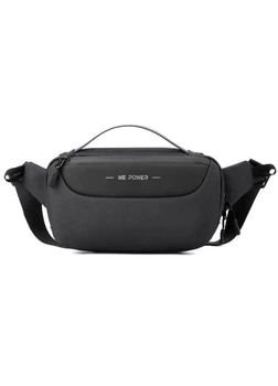 Універсальна чоловіча багатофункціональна сумка Dark Gray Compact No Brand 1219-01 Темно-сірий