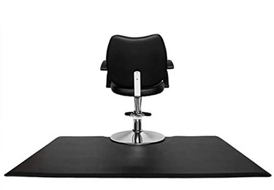 Перукарський мат на підлогу ( Барбер - коврик ) проти втоми YB Mats 150х90х2 см Black (прямокутний)