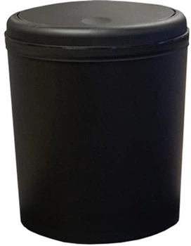 Відро для сміття Bisk 08345 5 л Чорне (5901487083454)