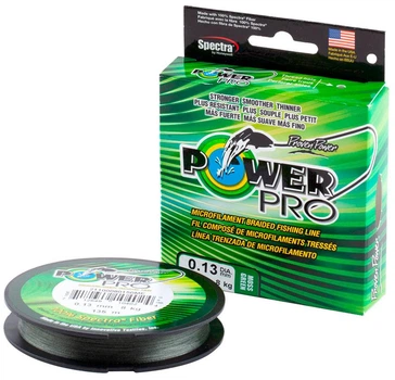 Шнур Power Pro (Moss Green) 135m 0.06mm 6.5lb/3.0kg