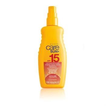 Сонцезахисний зволожувальний лосьйон-спрей для обличчя та тіла SPF 15 Avon , 150 мл