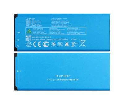 Батарея Alcatel TLi019D7 ((TCL A1, Alcatel 5033 5033D 5033X 5033Y 5033A 5033T 5033J For Telstra Essential Plus 2018) [Original PRC]