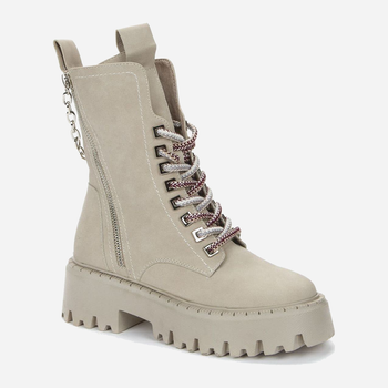 Підліткові зимові черевики для дівчинки Keddo ANP538111-03-05 37 Бежеві (4650286046238)