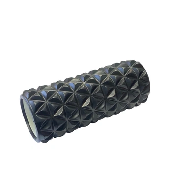 Массажный ролик Crystal RollerUA МФР 33 см Черный 12032024