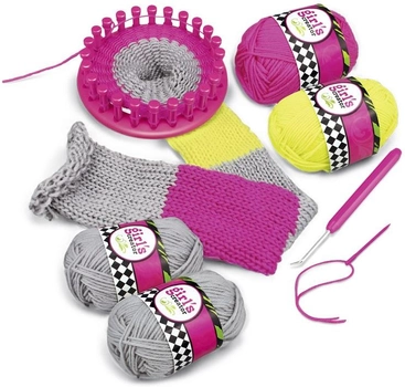 Zestaw krosna dziewiarskiego 4-Girlz Knitting Loom (5701719632388)