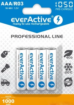 Акумулятор everActive AAA 1050 Professional Line 4шт/уп (EVHRL03-1050)