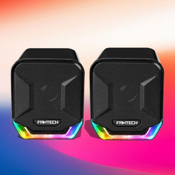 Компьютерные колонки Fаntесh 6SZO2 акустическая система для компьютера комплект акустики для ПК и ноутбука, Черные