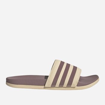 Klapki męskie Adidas Adilette Comfort H03621 44.5 Brązowe (4066746207062)