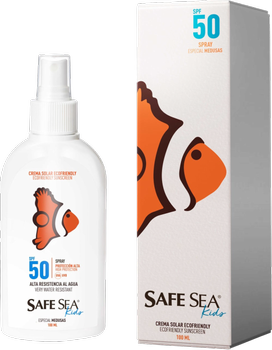 Сонцезахисний спрей Safe Sea Kids Sunscreen Body Spf50 100 мл (7290006761910)