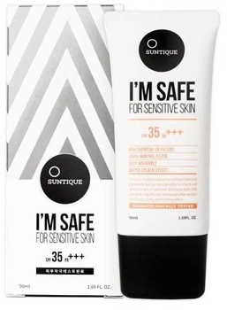 Сонцезахисний крем Suntique I'm Safe For Sensitive Skin SPF35 50 мл (8809548590132)
