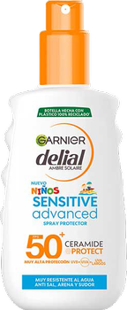 Spray przeciwsłoneczny Garnier Delial Ninos Sensitive Advanced Spray Protector SPF50+ 150 ml (3600542520256)
