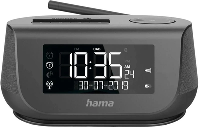 Odbiornik radiowy Hama DR36SBT Black (4007249548962)