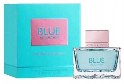 Woda toaletowa damska Antonio Banderas Blue Seduction for Women 80 ml (8411061982105/8411061839669)