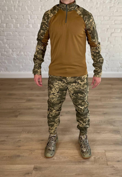 Форма військова убакс зі штанами tactical ріп-стоп CoolMax Піксель Койот (560) , S