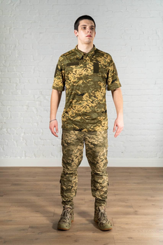 Тактическая форма поло и брюки рип-стоп CoolMax tactical Пиксель (585) , XL