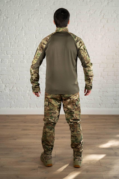 Военная форма штаны с наколенниками и убакс CoolMax рип-стоп tactical Олива Мультикам (566) , 3XL