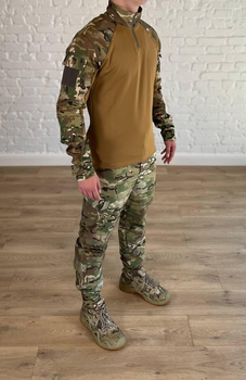 Военная форма убакс со штанами tactical рип-стоп CoolMax Мультикам Койот (557) , L