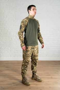 Форма тактическая штаны с убаксом tactical coolmax рип-стоп Пиксель Олива (574) , 3XL