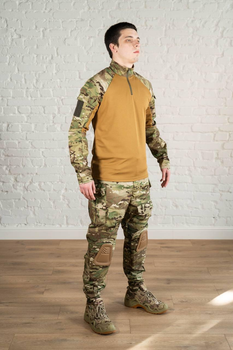 Армейская форма убакс и штаны с наколенниками рип-стоп CoolMax tactical Койот Мультикам (598) , XL
