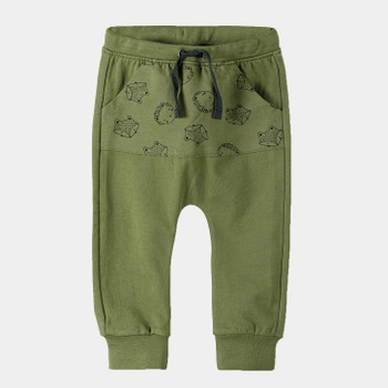 Spodnie dziecięce dla chłopca 5.10.15 5M4114 80 cm Khaki (5901463106498)