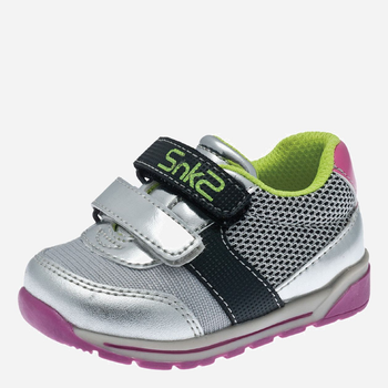 Дитячі кросівки для дівчинки Chicco 010.54468-020 18 11.5 см Сріблясті (8055344510922)