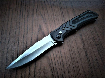 Нож Выкидной Карманный Черный MK03