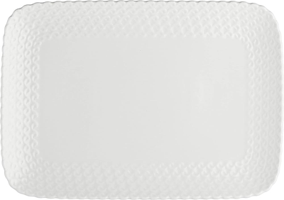 Сервірувальна таця La Porcellana Bianca Momenti біла 35 x 26 см (P002800435) 