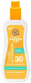 Спрей для тіла Australian Gold Ultimate Hydration SPF 30 сонцезахисний 237 мл (0054402720936)