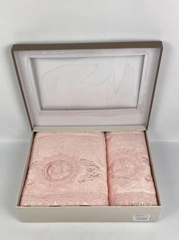 Набір махрових рушників Pupilla 2шт Olivyum Pink