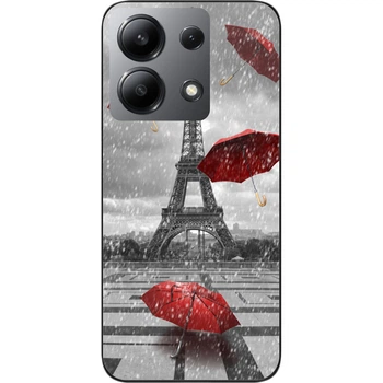 Бампер силиконовый чехол SMTT для Xiaomi Redmi Note 13 4G с картинкой Париж