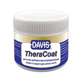 Диетическая добавка Davis TheraCoat ДЭВИС ТЕРАКОУТ для шерсти собак и кошек 75 г (TCR75)