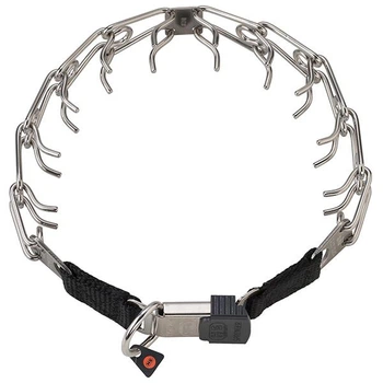 Строгий нашийник для собак Sprenger Ultra-Plus Training Collar замок ClicLock, нержавіюча сталь, 52 см