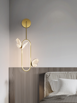 Бра настенное LED B1201-2-k Золото 58х32х15 см.